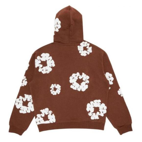 Denim Tears Brown Cotton Wreath Hoodie - XL - Picture 2 of 4